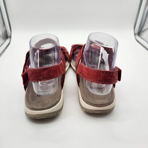 Earth Origins  Women's Sz 8 M  Red Pepper Suede Slingback Sandals - Picture 4 of 6